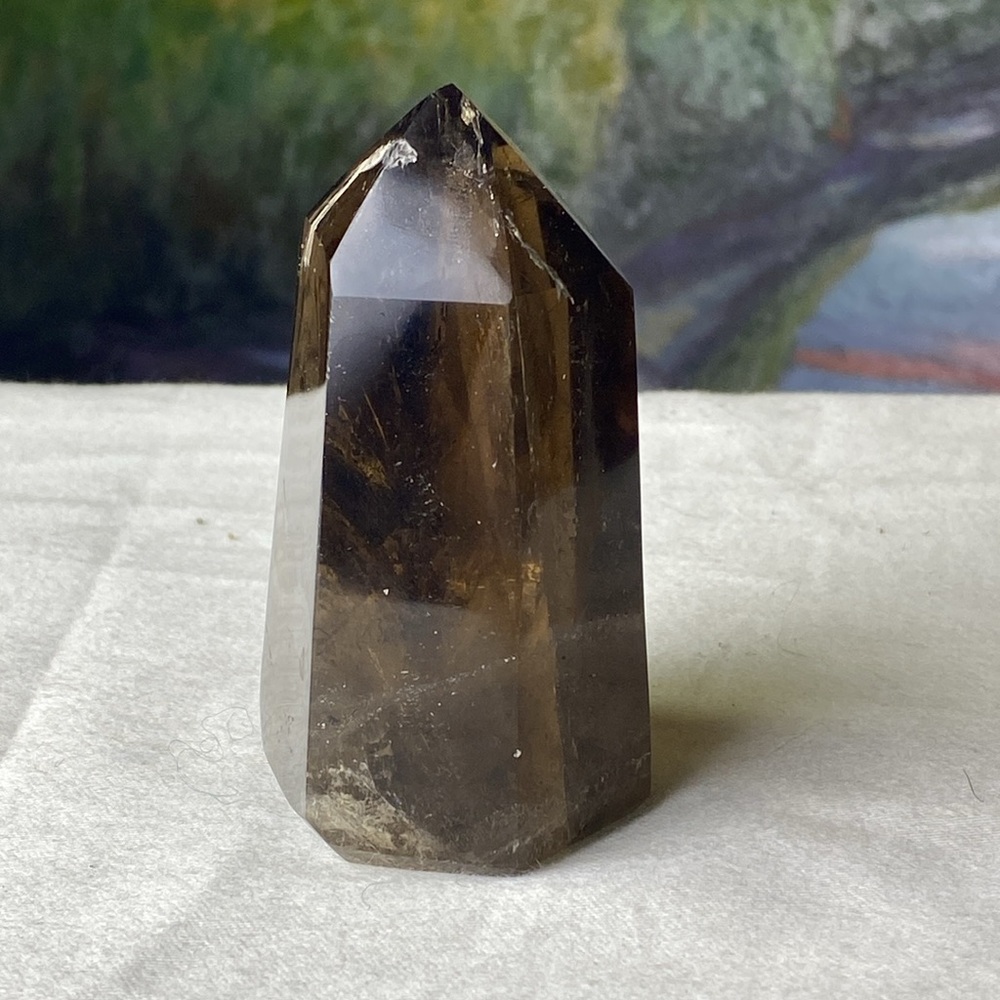 Smokey Quartz 3.25” Tower - Picture 3 of 7